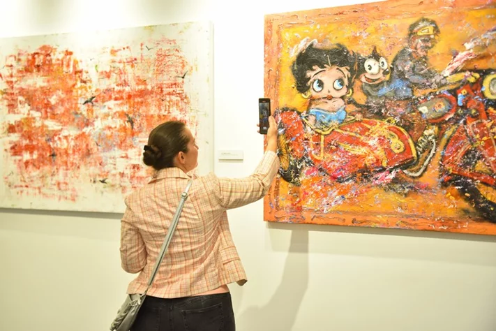 Refresh by Samir Tamari at Maya Art Space